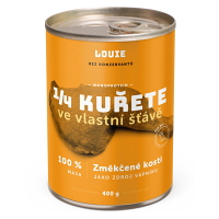 LOUIE 1/4 kuřete konzerva pro psy 400 g