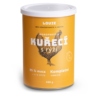 LOUIE Kuřecí s rýží konzerva pro psy 400 g