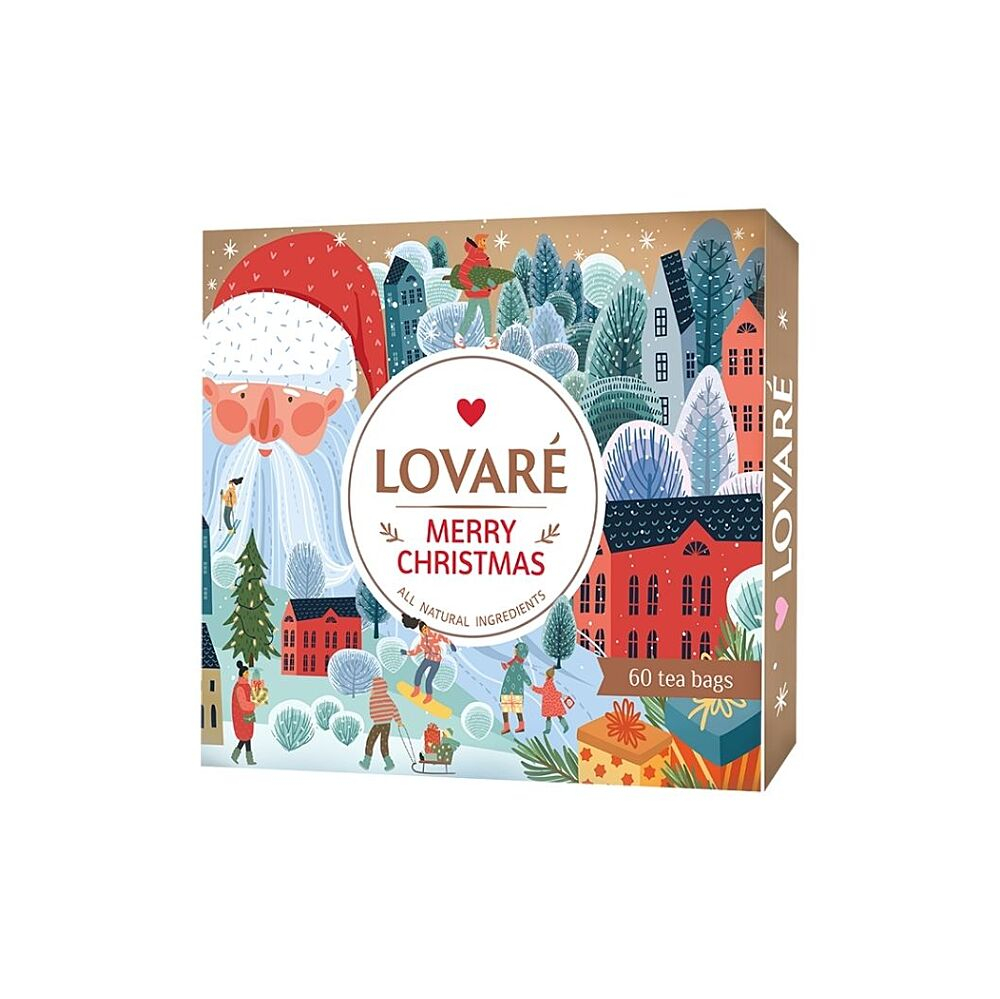 LOVARÉ Merry Christmas kolekce čajů 60 sáčků