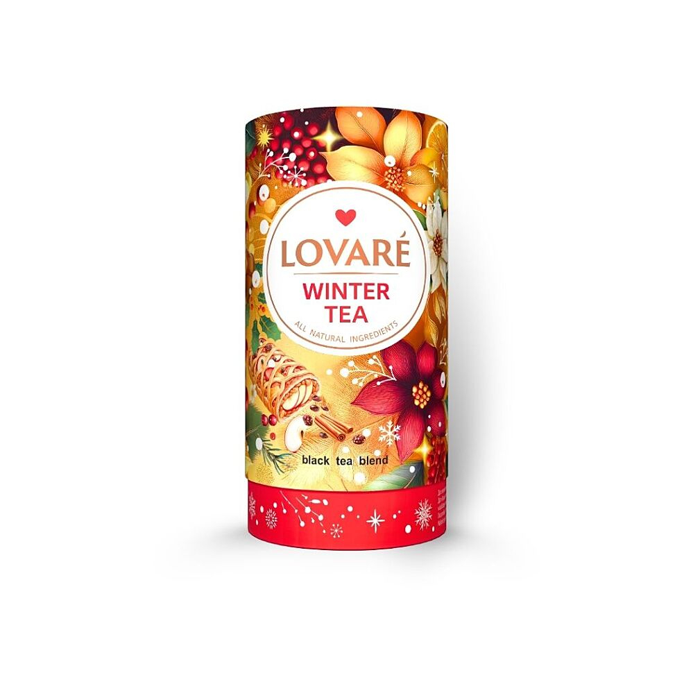 LOVARÉ Winter tea sypaný černý čaj 80 g