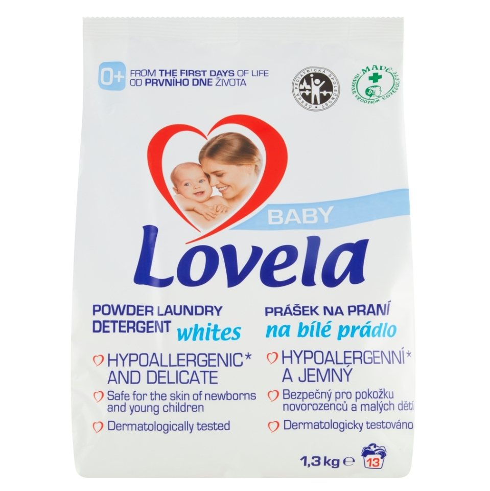 E-shop ﻿LOVELA Baby Prášek na praní na bílé prádlo 13 praní 1,3 kg