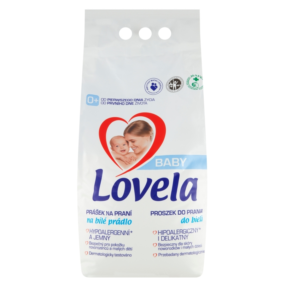 E-shop LOVELA Baby Prášek na praní na bílé prádlo 41 praní 4,1 kg