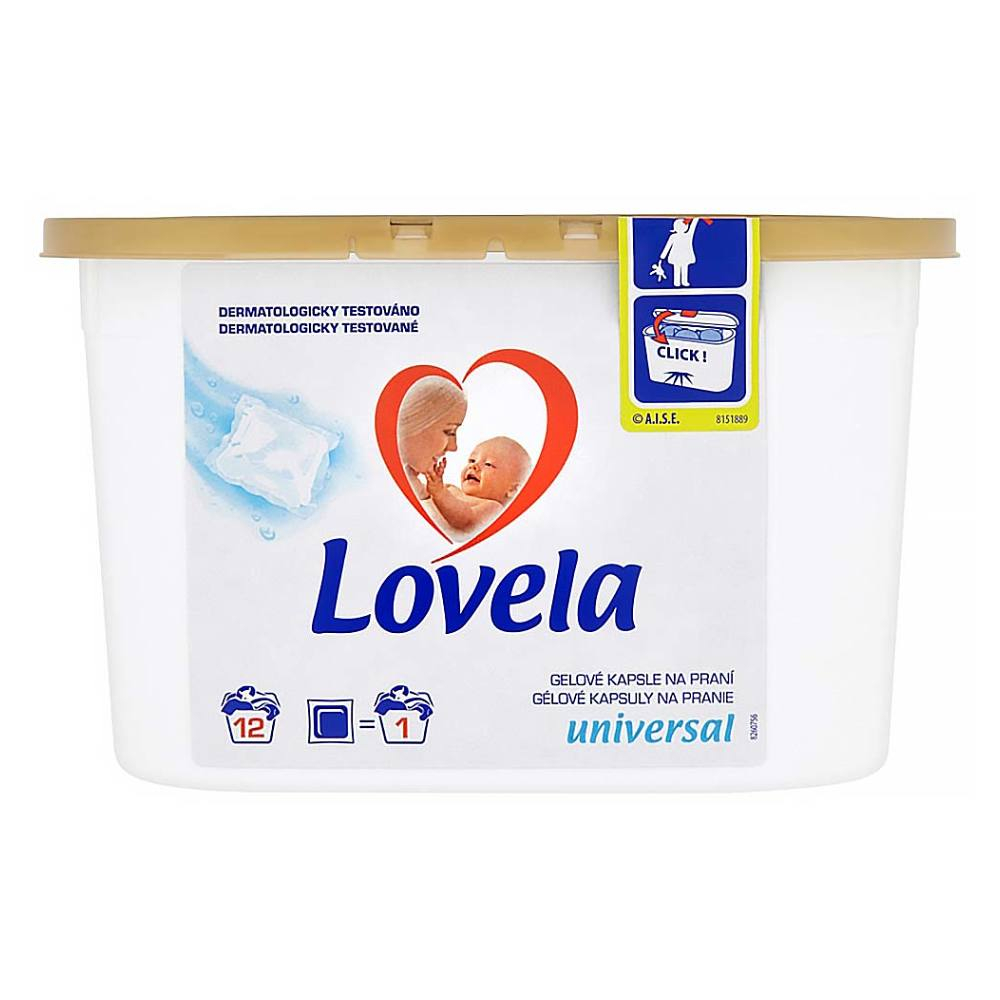 LOVELA Universal gelové kapsle na praní 12 ks