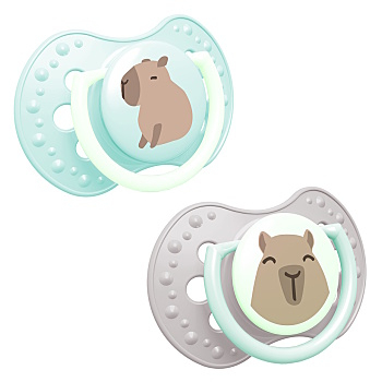 LOVI Dudlík silikonový dynamický capichill kluk 6-18m 2 kusy (Dudlíky 6 - 18 - měsíců) - Antialergické, Hygienické