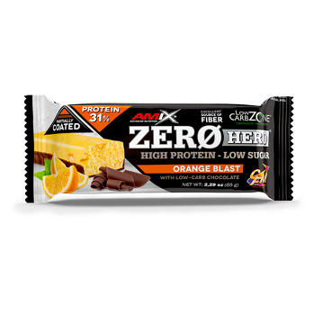 AMIX Zero hero 31% protein bar pomeranč 65 g