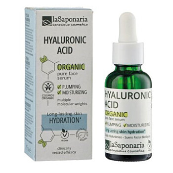 LA SAPONARIA Pleťové sérum Kyselina hyaluronová BIO 30 ml (Přírodní pleťová séra a fluidy) - Přírodní, BIO