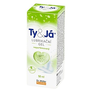 DR. MÜLLER Ty & Já Lubrikační neparfémovaný NEW 50 ml (Lubrikační gely) - Parfémované