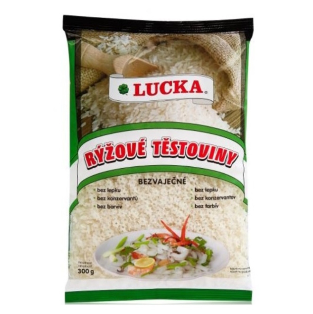 E-shop LUCKA Těstoviny rýžové hvězdičky do polévky 300 g