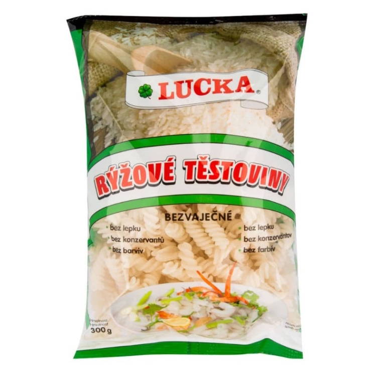 E-shop LUCKA Těstoviny rýžové vřetena 300 g