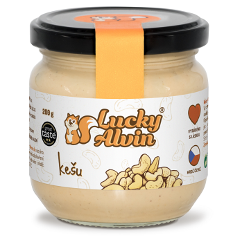 LUCKY ALVIN Kešu 200 g (Ořechové krémy)