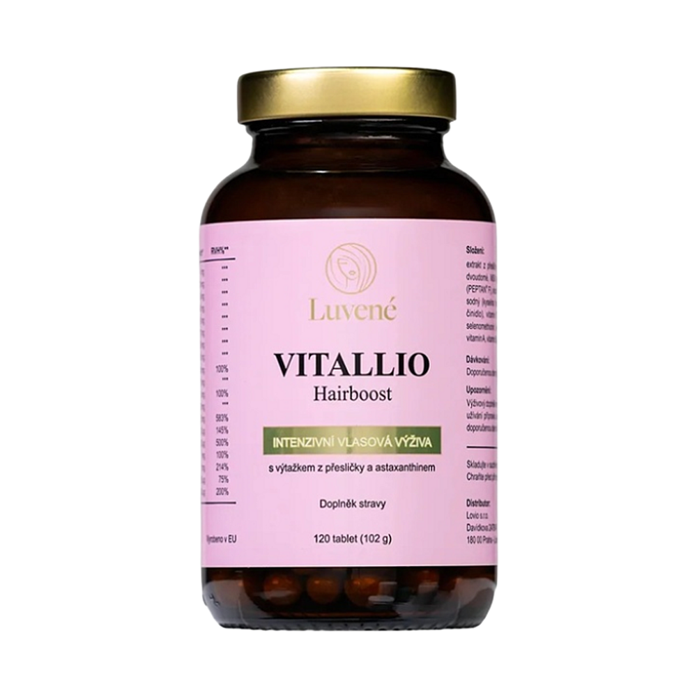 LUVENÉ VITALLIO Hairboost Vlasová výživa 120 tablet