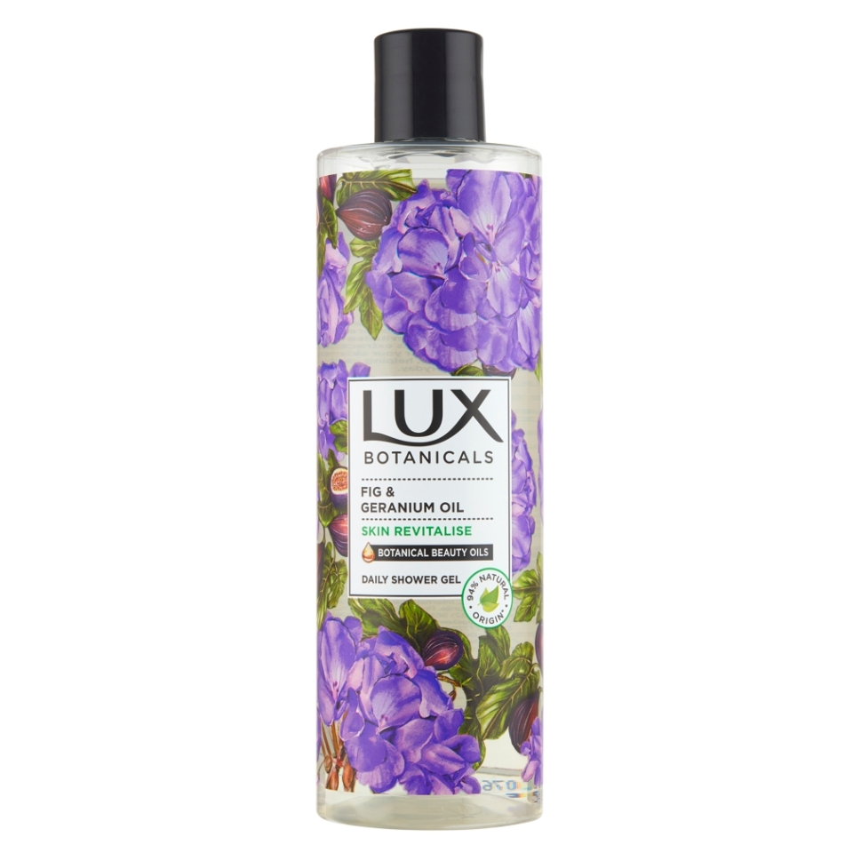 LUX Botanicals Fig & Geranium Oil sprchový gel 500 ml
