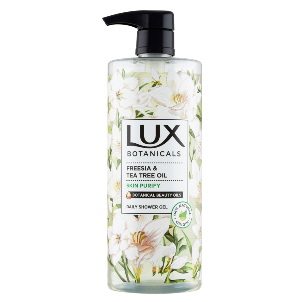 E-shop LUX Botanicals Freesia & Tea Tree Oil sprchový gel 750 ml, poškozený obal