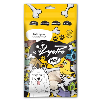 LYOPRO Mrazem sušené kuřecí prsa pro psy 50 g (Sušené maso pro psy)
