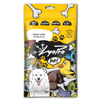 LYOPRO Mrazem sušené kuřecí srdce pro psy 50 g (Sušené maso pro psy)