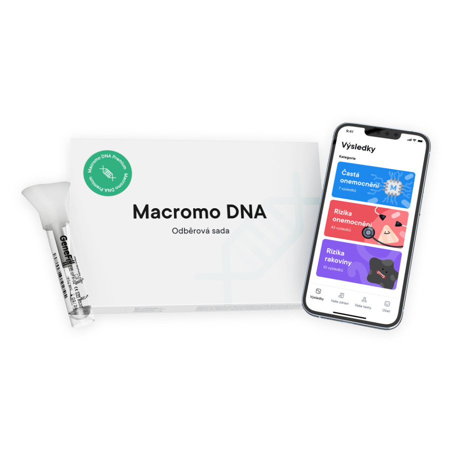 E-shop MACROMO DNA Premium Genetický test