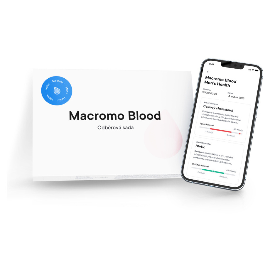 E-shop MACROMO krevní test Mužské zdraví
