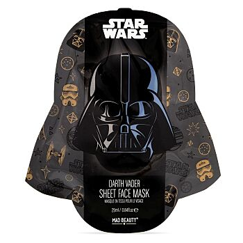 MAD BEAUTY Darth vader star wars antioxidační textilní maska 25 ml (Dětská dekorativní kosmetika a parfémy) - Rozjasňující, Zklidňující, Čistící