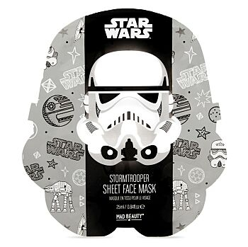 MAD BEAUTY Storm trooper star wars hydratační textilní maska 25 ml (Dětská dekorativní kosmetika a parfémy) - Hydratační, Rozjasňující, Čistící