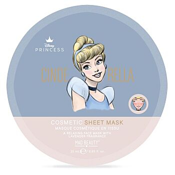 MAD BEAUTY Pure princess zklidňující textilní maska na obličej 25 ml (Dětská dekorativní kosmetika a parfémy) - Hydratační, Rozjasňující, Vyživující, Zklidňující, Zvláčňující