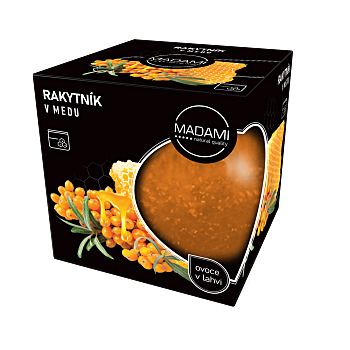 MADAMI Ovoce v medu rakytník v medu 590 g (Medy) - Přírodní, Sladké, Vícesložkové