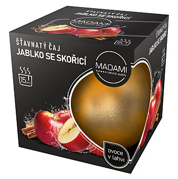 MADAMI Šťavnatý čaj jablko se skořicí 450 g (Pečené čaje)