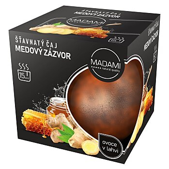 MADAMI Šťavnatý čaj medový zázvor 500 g (Pečené čaje)