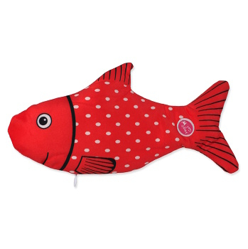MAGIC CAT Winter Tale ryba pohyblivá červená 28 cm (Hračky pro kočky)