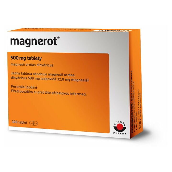 Levně MAGNEROT 500 mg 100 tablet