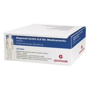 Levně MAGNESII lactici Medicamenta 0,5 g x 100 tablet