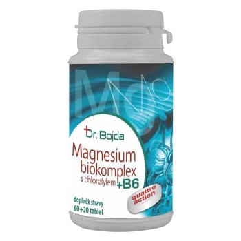 DR. BOJDA Magnesium biokomplex s chlorofylem + B6 80 tablet