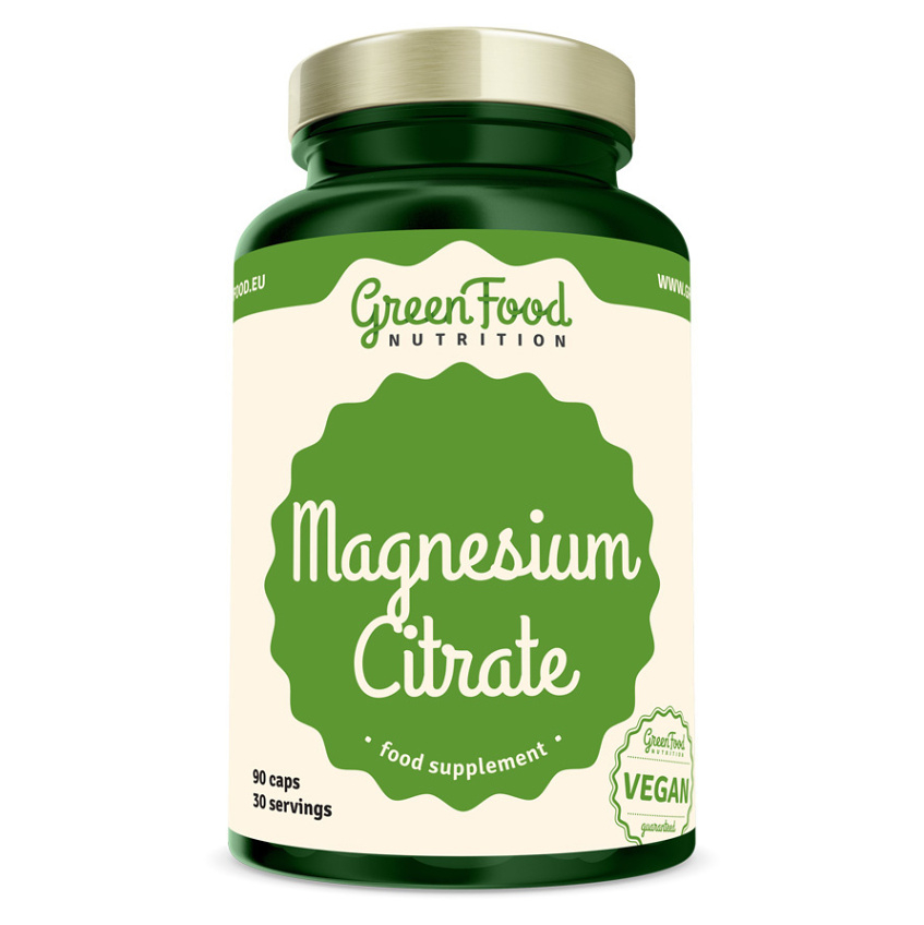 E-shop GREENFOOD NUTRITION Magnesium citrate 90 kapslí
