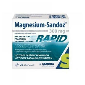 SANDOZ Magnesium Rapid 300 mg 20 sáčků