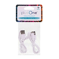 PLUSONE Magnetický USB kabel 2 kusy