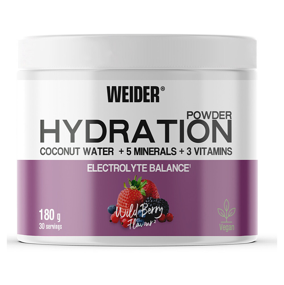 WEIDER Hydration powder divoké bubule 180 g