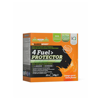 NAMEDSPORT 4 Fuel Protector příchutí pomeranč-citron 14x8,5 g, expirace