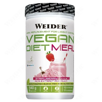 WEIDER Vegan dietní jahodové jídlo 540 g