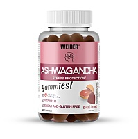 WEIDER Ashwagandha gumové bonbóny s vitamínem C sweet orange 40 kusů