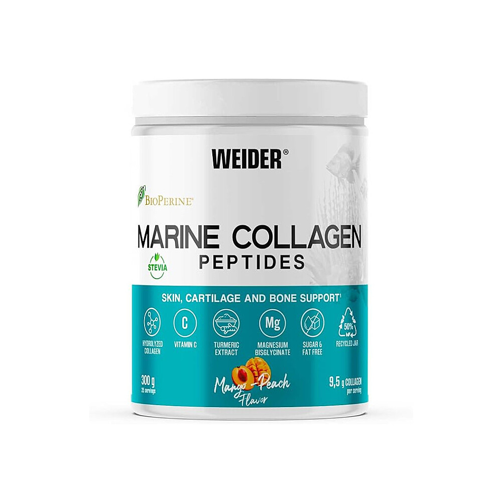WEIDER Marine collagen peptides příchuť mango broskve 300 g