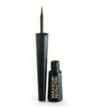 Makeup Revolution Amazing Eyeliner Black - oční linky tekuté černé 3 ml