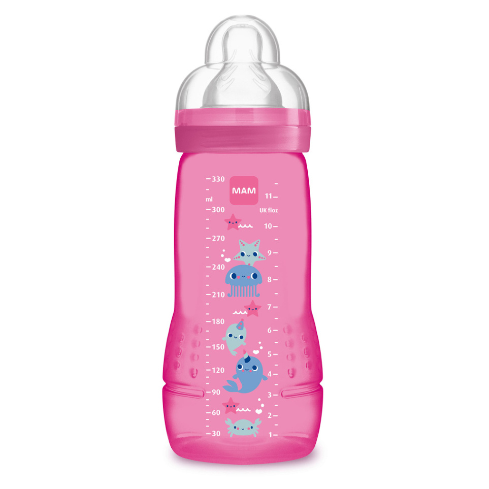 Levně MAM Lahev baby bottle růžová 330 ml