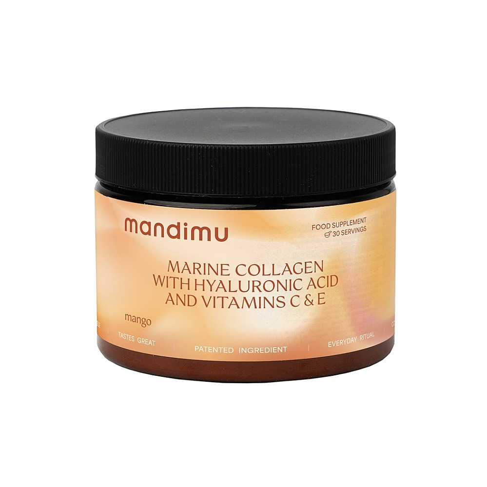 MANDIMU  (dříve Jíme zdravě) Rybí kolagen + kyselina hyaluronová  mango 195 g