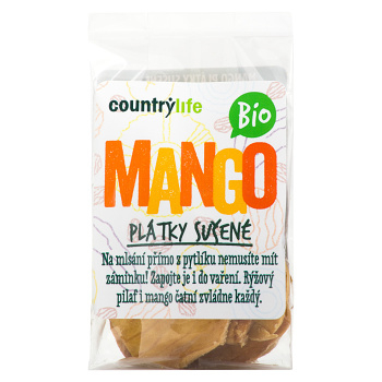 COUNTRY LIFE Mango plátky sušené BIO 80 g