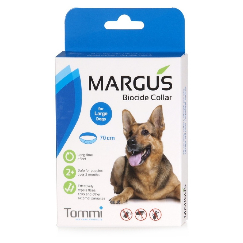 Levně MARGUS Biocide antiparazitární obojek pes L 70cm