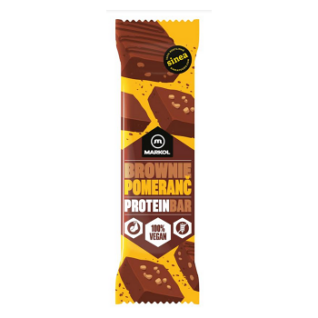 MARKOL Proteinová tyčinka brownie a pomeranč 40 g