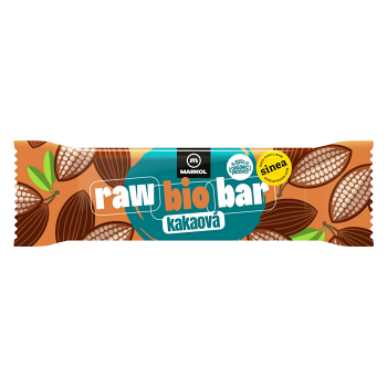 MARKOL Raw tyčinka kakaová 40 g BIO, expirace
