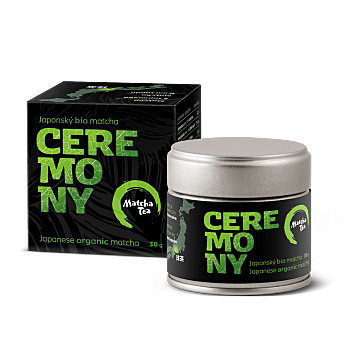 MATCHA TEA Ceremony BIO 30 g (Matcha tea) - Jednosložkové, BIO, Přírodní, Postupné uvolňování