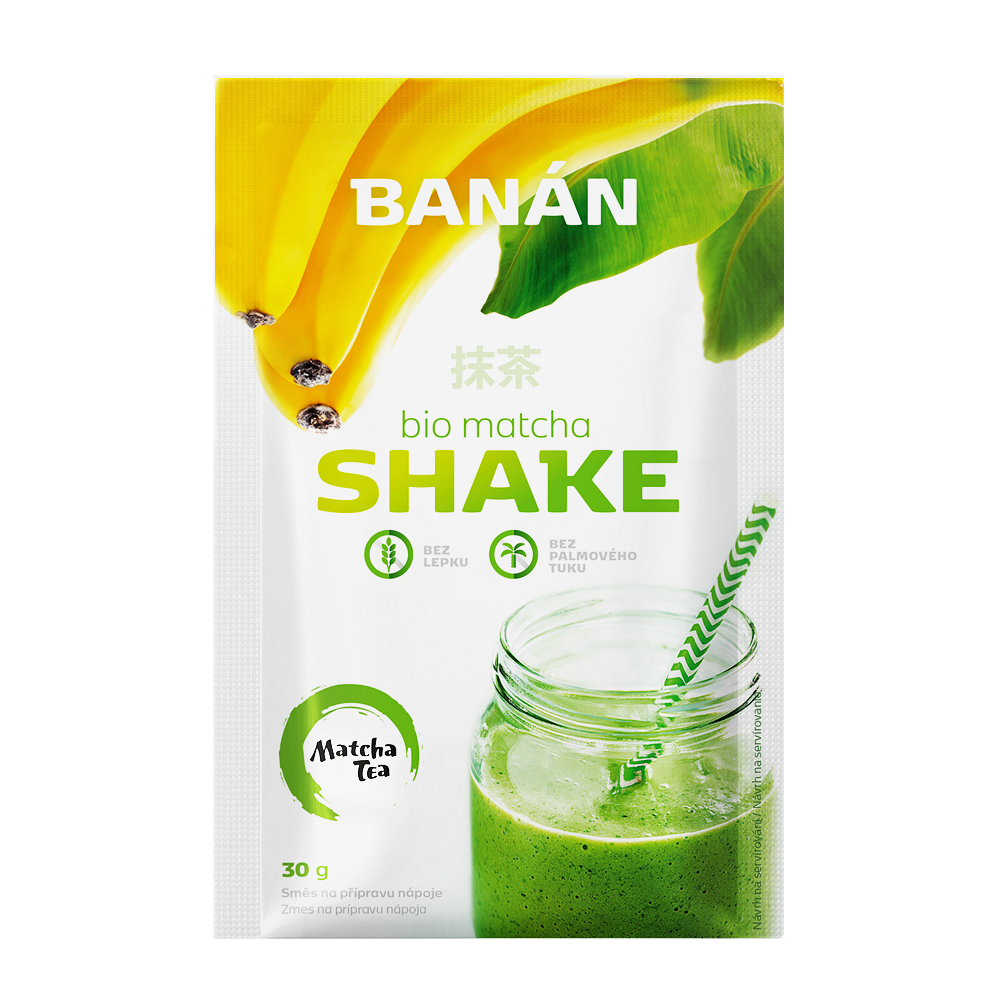 E-shop MATCHA TEA Shake banánový 30 g BIO