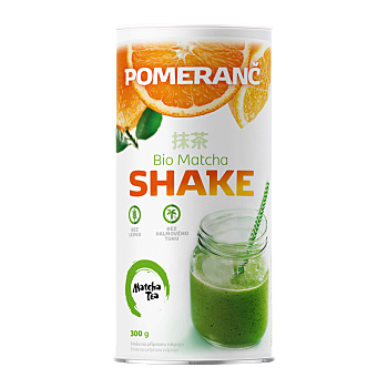 MATCHA TEA Shake pomeranč 300 g (Džusy, mošty, smoothies) - Přírodní, Instantní, BIO