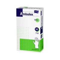 MATOPAT Ambulex rukavice latexové jemně pudrované M 100 kusů
